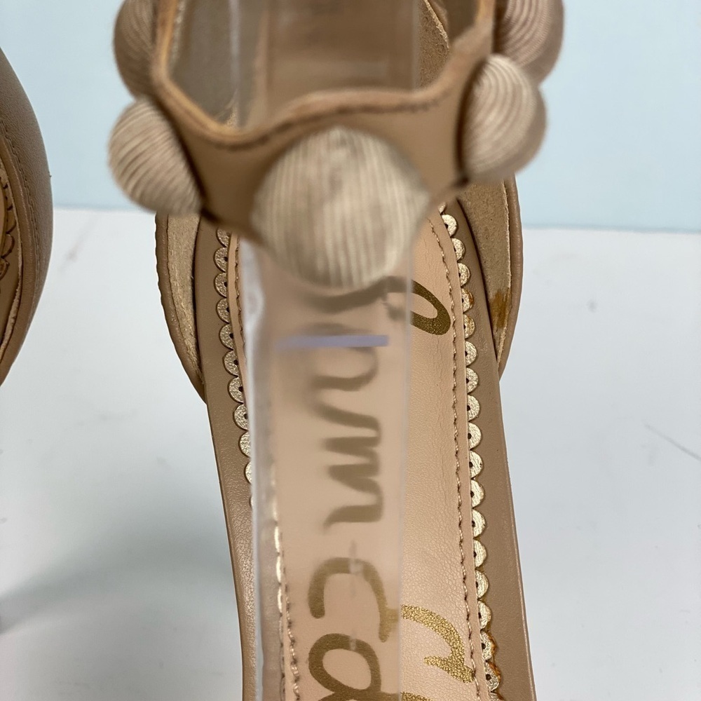 SAM EDELMAN Addison Stiletto, Classic Nude Leather size 7 - Picture 10 of 11